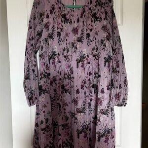 Floral purple Dress